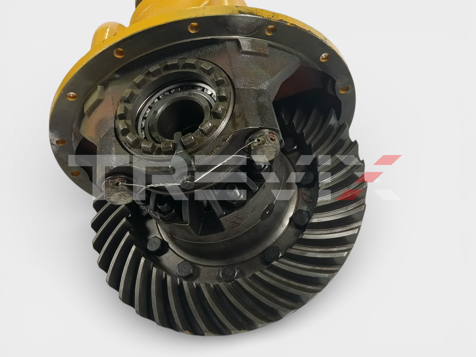 Редуктор переднего моста в сборе XCMG LW300FN (7/37 зубьев, 41 шл, фланец: квадрат, 4отв) 75205088А